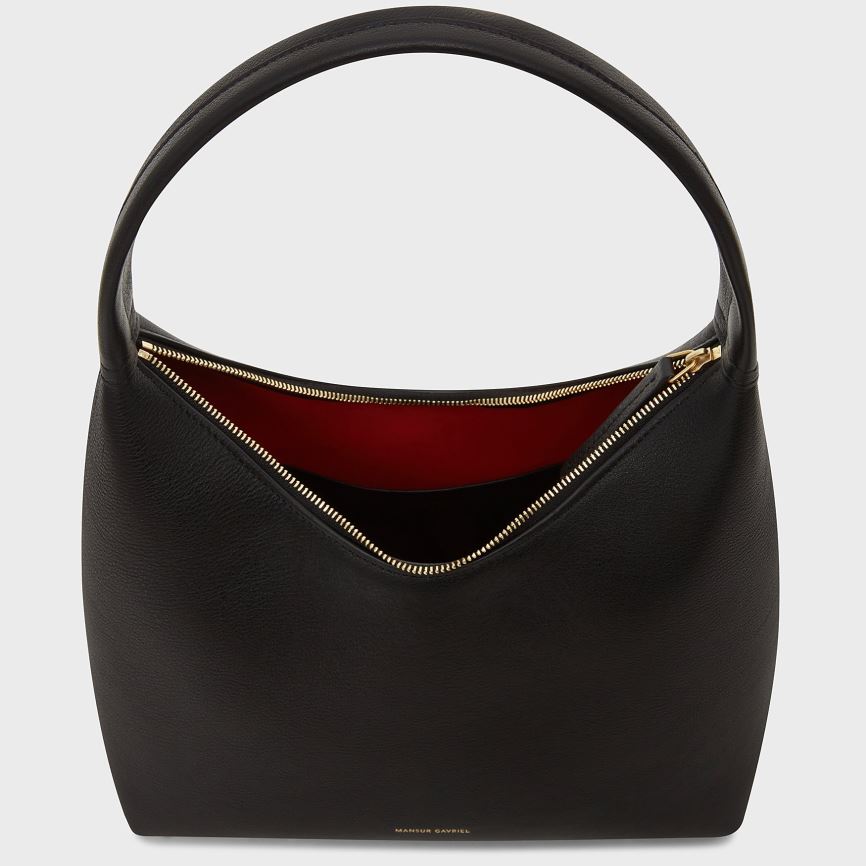 Women's Mansur Gavriel Soft Candy Shoulder Bags Black | AU 0459RK